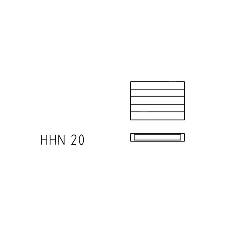 Ściana grzewcza Kermi Heizwand HHN Typ20 BH560x72x4600mm QN4296, weiß, 6bar, o. Abd, AB 12