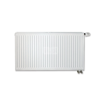 Grzejnik panelowy Termo Teknik, moc 2452 W, zasilany z dołu z wbud. zaworem termostatycznym, mocowanie typu Monclack grzejnik odwracalny